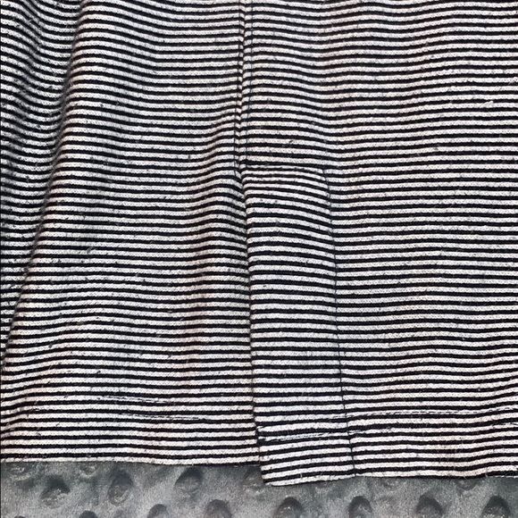 Roxy Black & White Striped Pea Coat - Picture 6 of 6